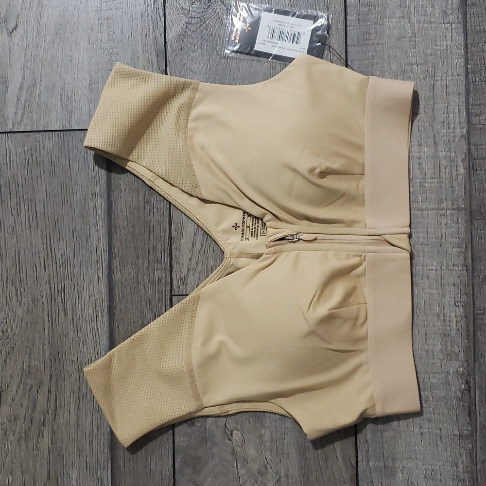 Tommie Copper Shoulder Support Compression Bra Posture Corrector Wireless Sz M
